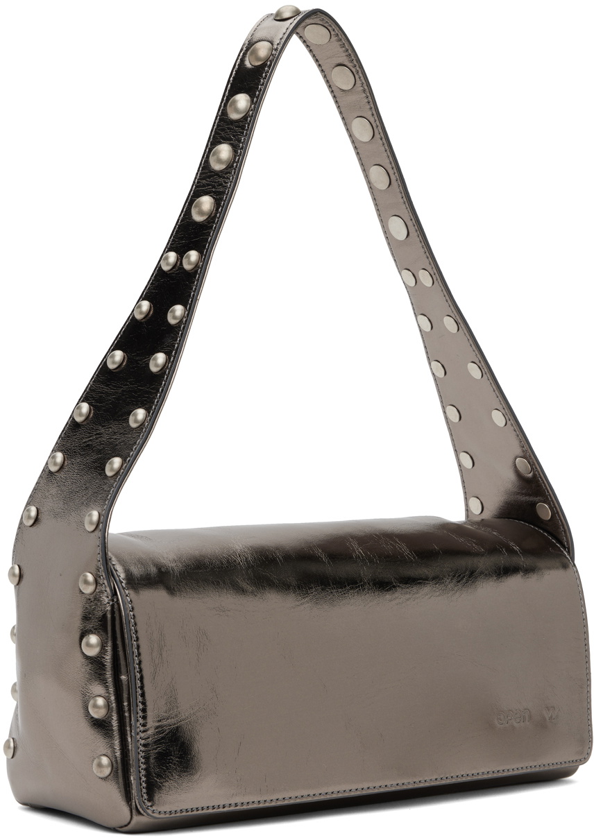 OPEN YY Gunmetal Stud Duffle Bag OPEN YY