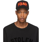 Dsquared2 Black Embroidered Baseball Cap