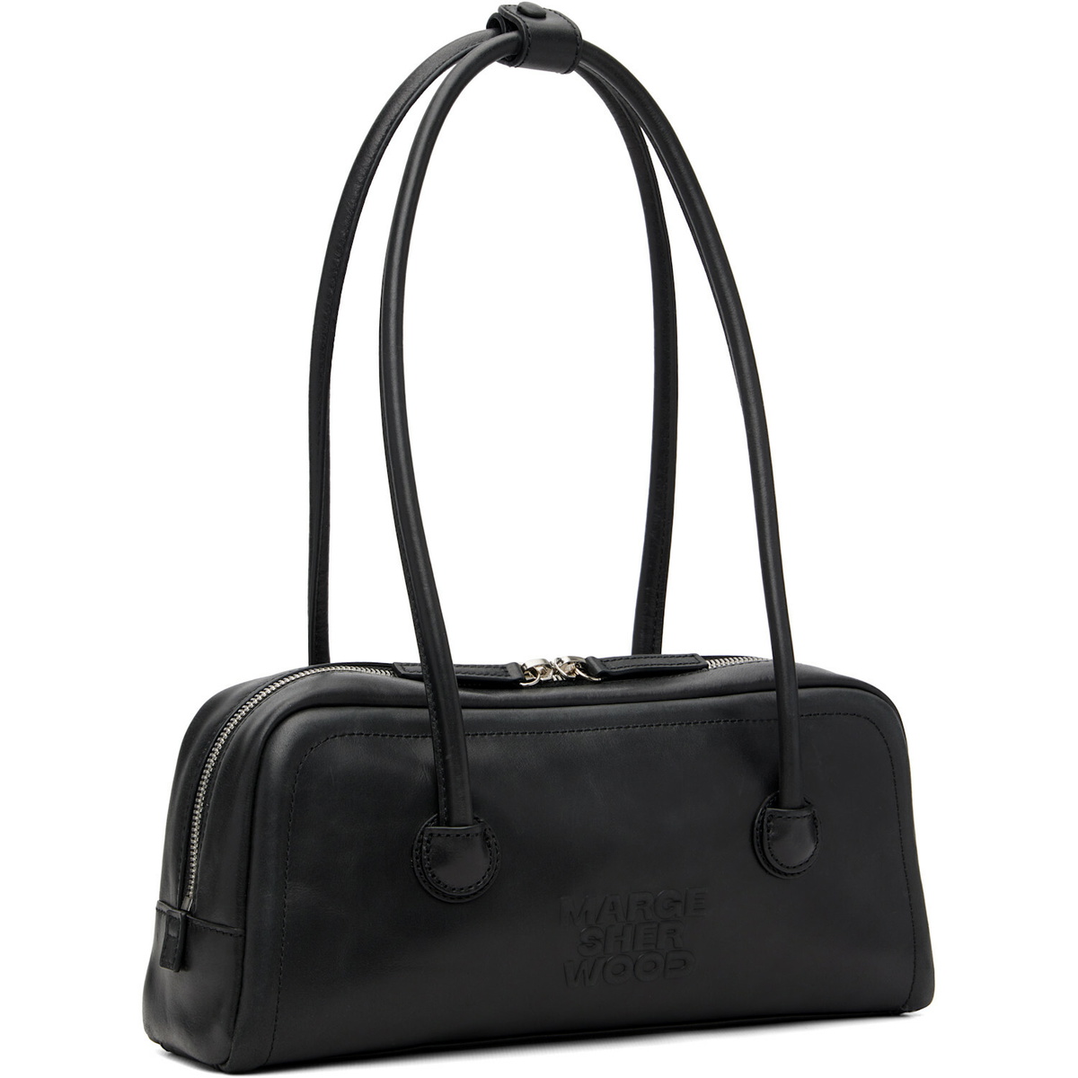 MARGESHERWOOD Black Soft Boston EW Bag
