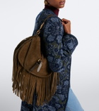 Etro Pony Medium suede shoulder bag