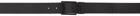 Hugo Reversible Black Embossed Logo Belt