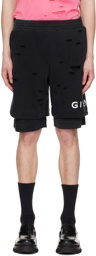 Givenchy Black Archetype Shorts