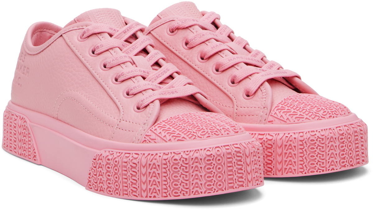 Marc Jacobs Pink 'The Leather' Sneaker
