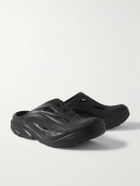 Hoka One One - Ora Recovery Rubber Mules - Black