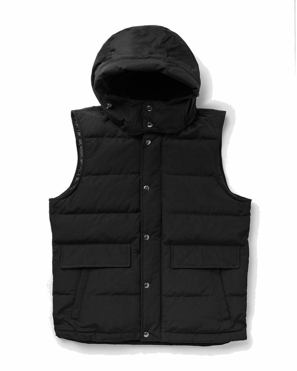 Photo: Woolrich Aleutian Detachable Hood Vest Black - Mens - Vests