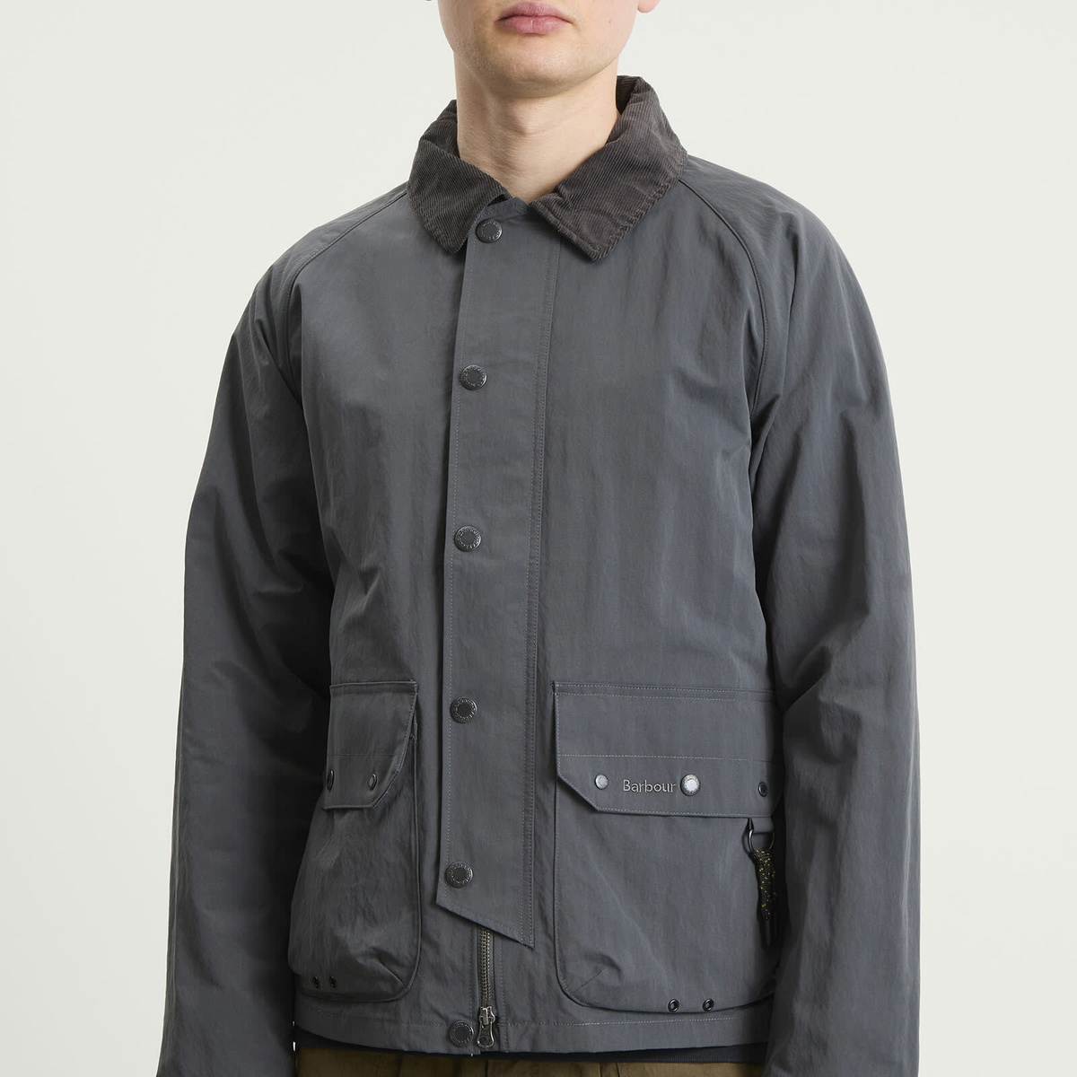 Barbour Men's Re-Engineered Casual Chore Jacket in Asphalt Barbour