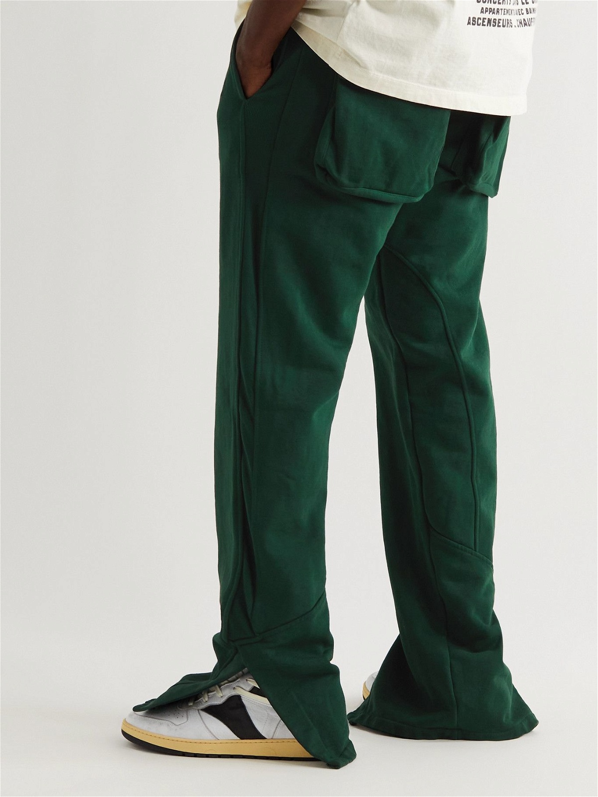 RHUDE - San Pietro Logo-Embroidered Cotton-Jersey Sweatpants 