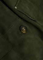Vince Suede Jacket Green