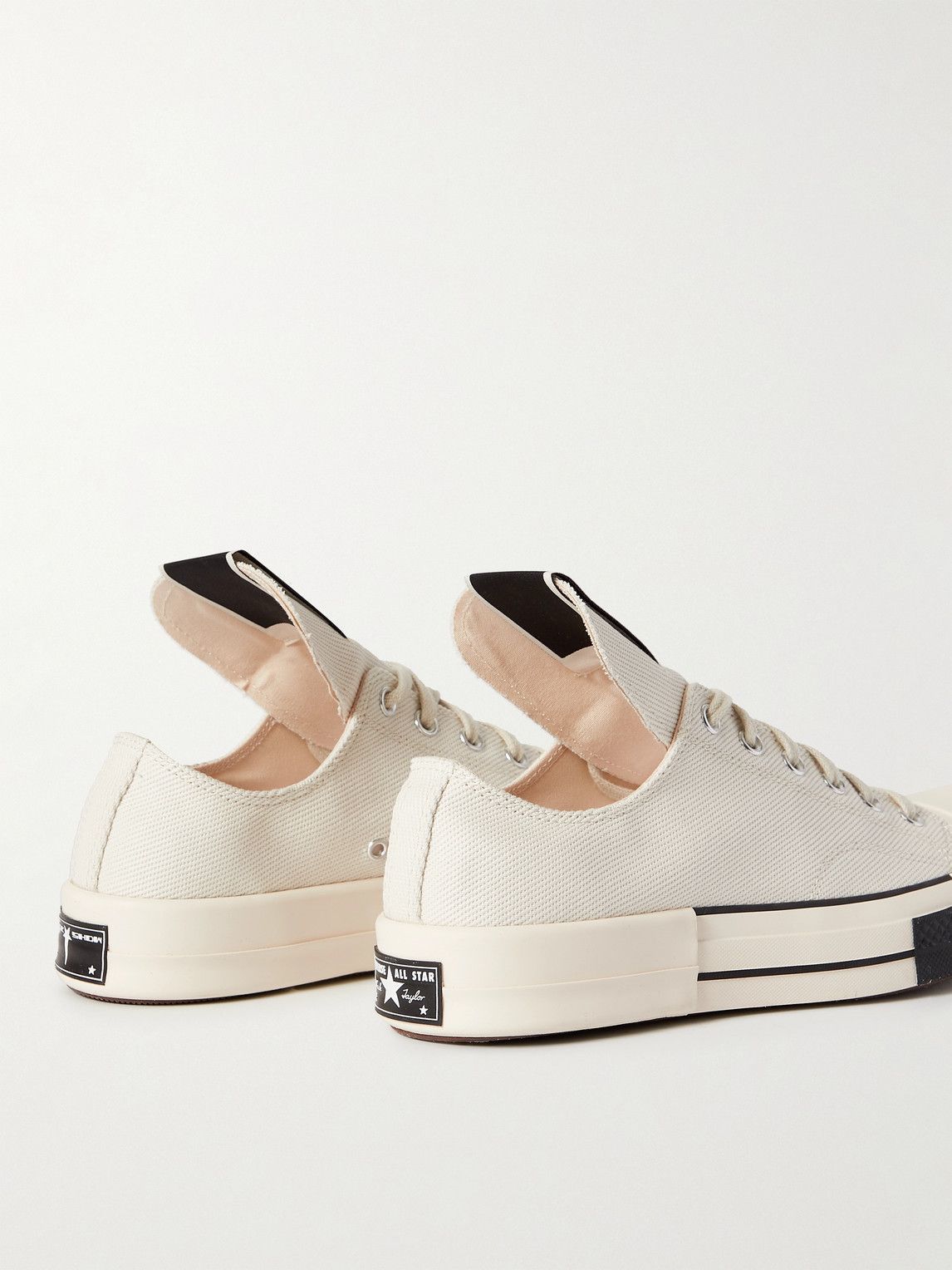 Rick Owens - Converse DRKSTAR OX Drill Sneakers - White Rick Owens