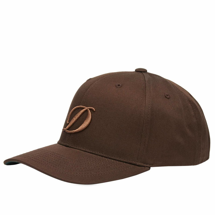 Photo: Dime Men's Cursive D Baseball Cap in Chocolate 