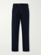 Drake's - Straight-Leg Cotton Trousers - Blue