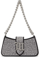 MISBHV Black Crystal Mini Shoulder Bag