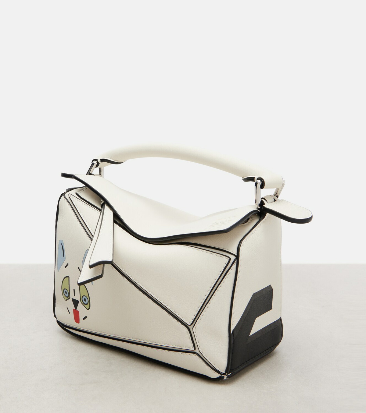 Loewe x Louis Wain Futurist Cat Puzzle tote bag