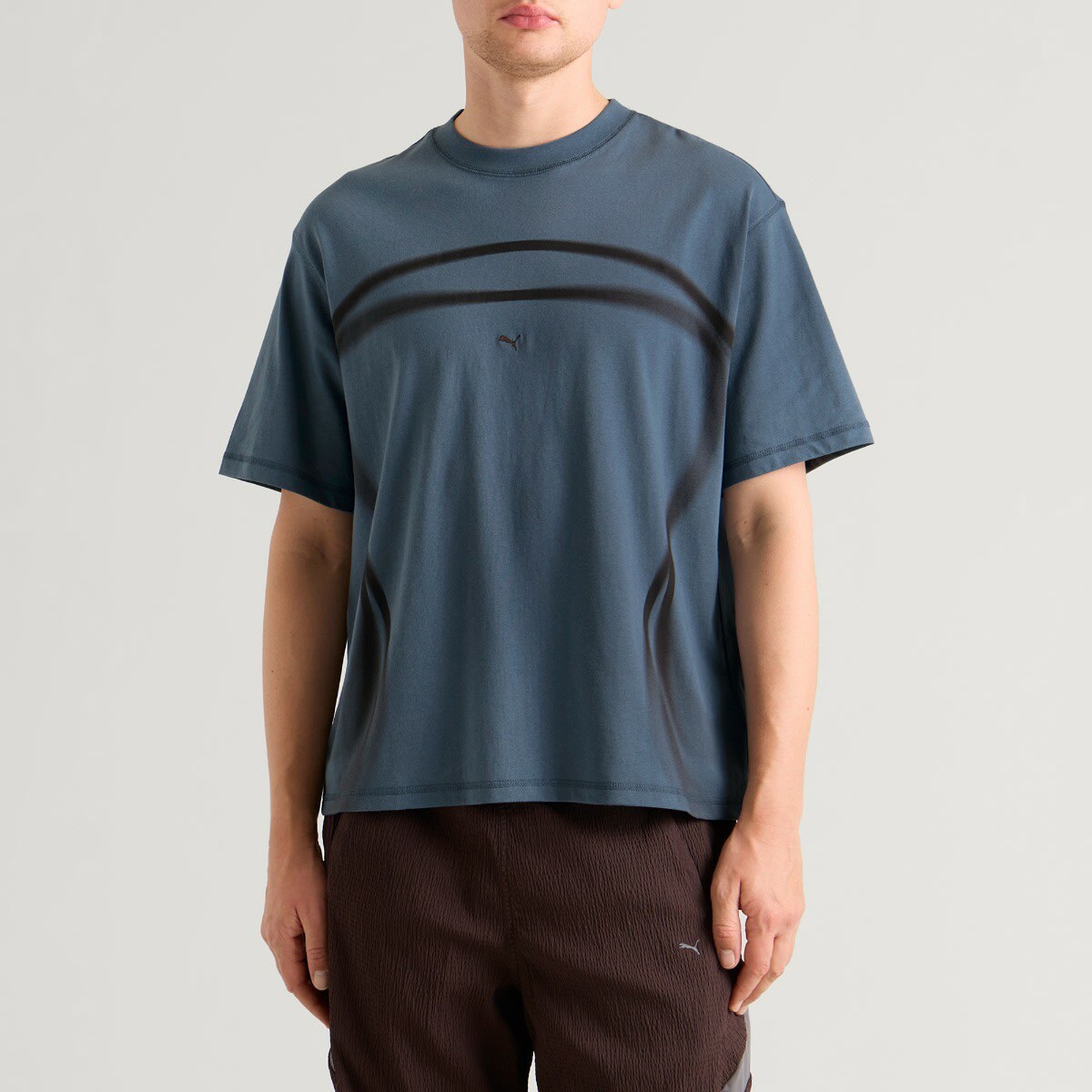 Puma Men's CLRT Graphic T-Shirt in Evening Blue