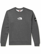 The North Face - Logo-Print Cotton-Blend Jersey Sweatshirt - Gray