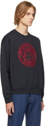 Versace Navy Medusa Sweatshirt