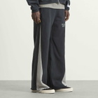 Gallery Dept Men's . Twisted Leg Flare Sweatpant in Washed Black/Heather Grey