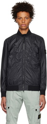 Stone Island Black Patch Bomber Jacket