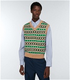Kenzo - Jacquard wool sweater vest