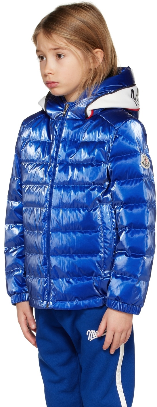 Moncler Enfant Kids Blue Akinari Down Jacket