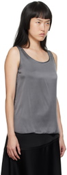 Max Mara Leisure Gray Pan Tank Top