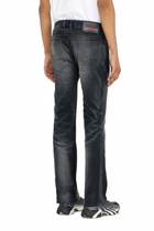 Diesel Bootcut Jeans Low Waist 2007 Zatiny, Black/Dark grey, Button fly