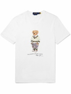 Polo Ralph Lauren - Printed Cotton-Jersey T-Shirt - White