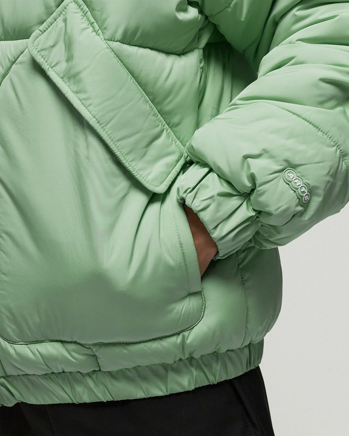 Arte Antwerp Special Cuts Puffer Jacket Green - Mens - Down & Puffer Jackets