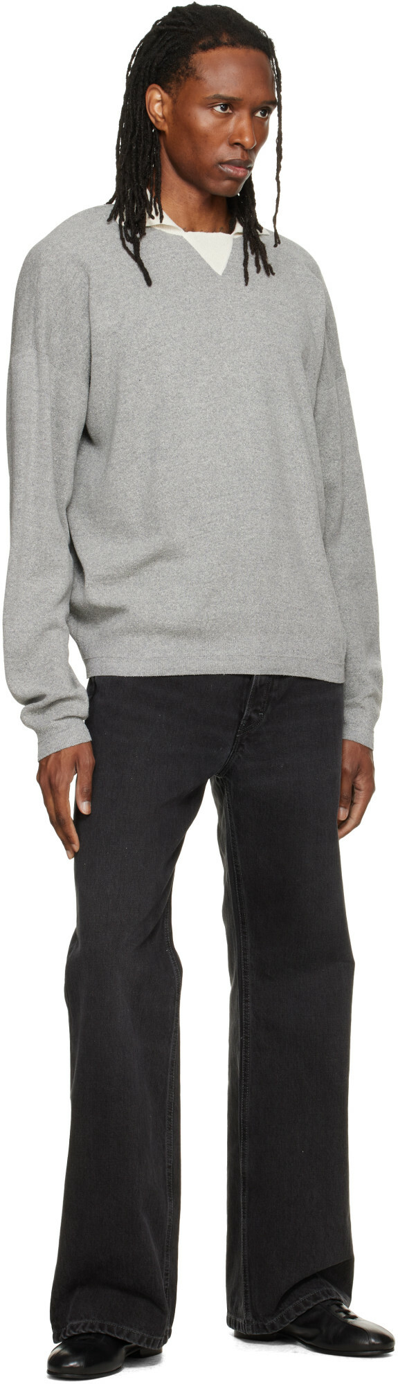 Calvin Klein Collection Gray Desmond Polo