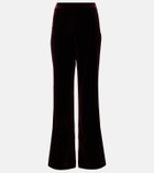 Roland Mouret Velvet wide-leg pants