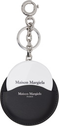 Maison Margiela Black Circular Keychain