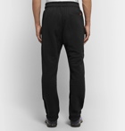 Nike Tennis - NikeCourt Tapered Loopback Cotton-Jersey Sweatpants - Black