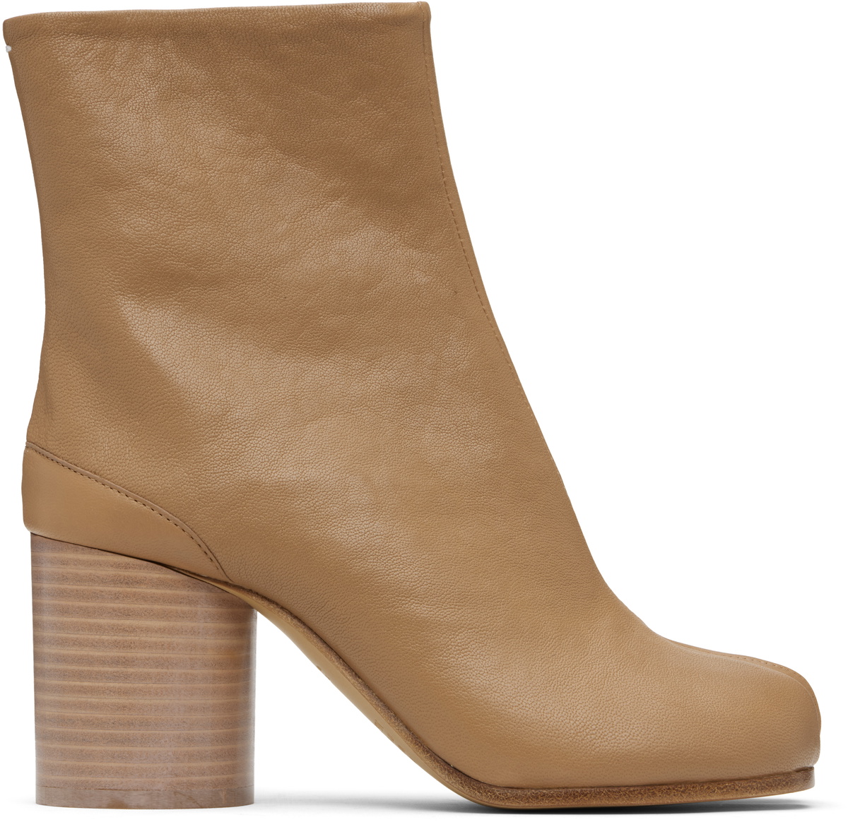 Maison Margiela Tabi Mary Jane Shoes In Beige | ModeSens