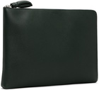 LEMAIRE Green Embossed Pouch