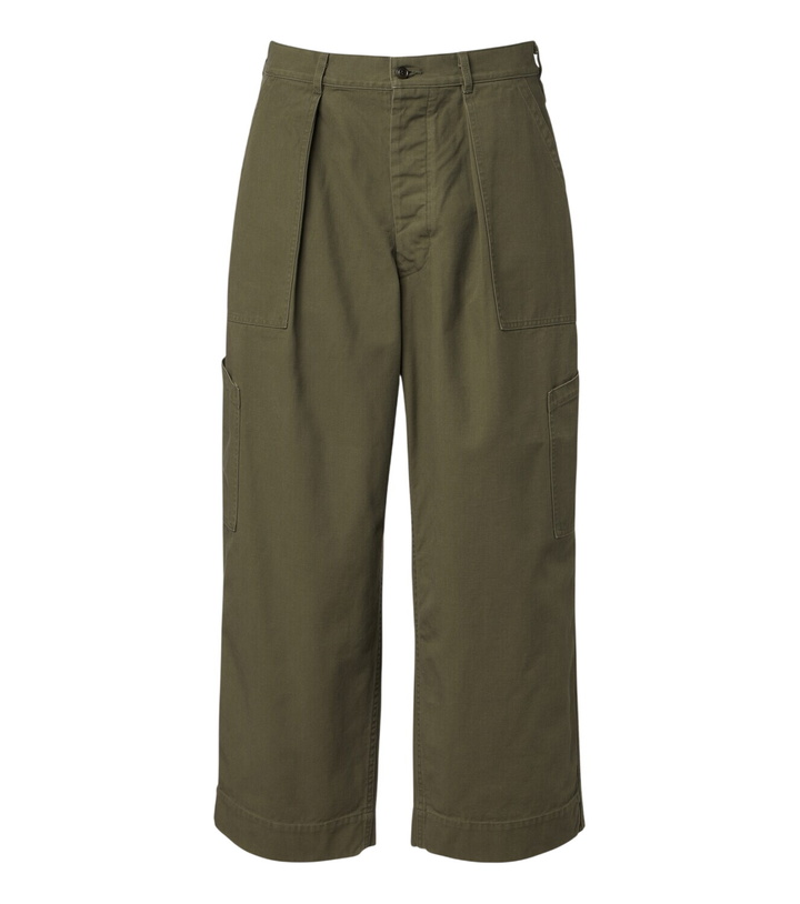 Photo: A.Presse Cotton wide-leg pants