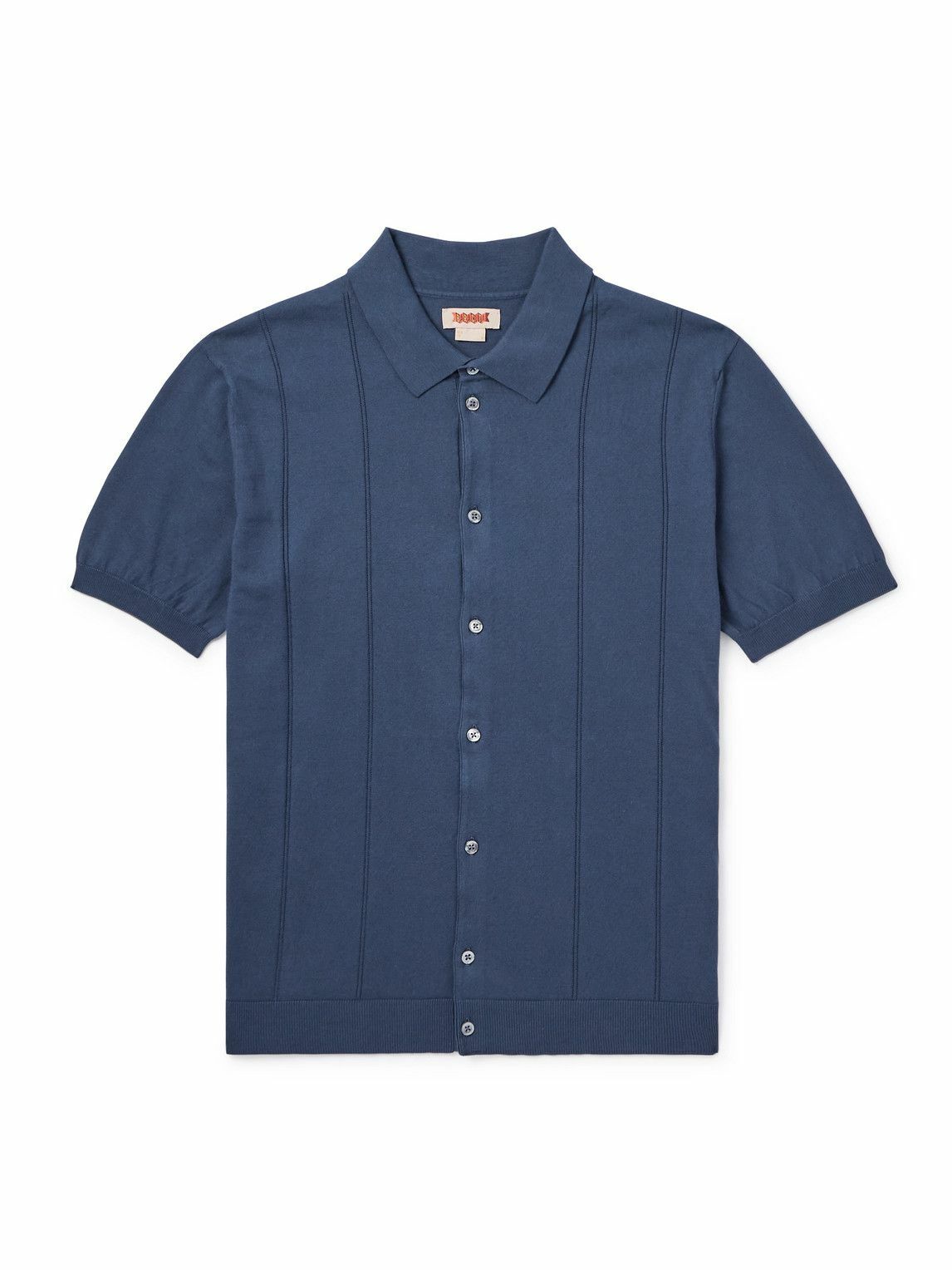 Baracuta - Horatio Striped Cotton Shirt - Blue