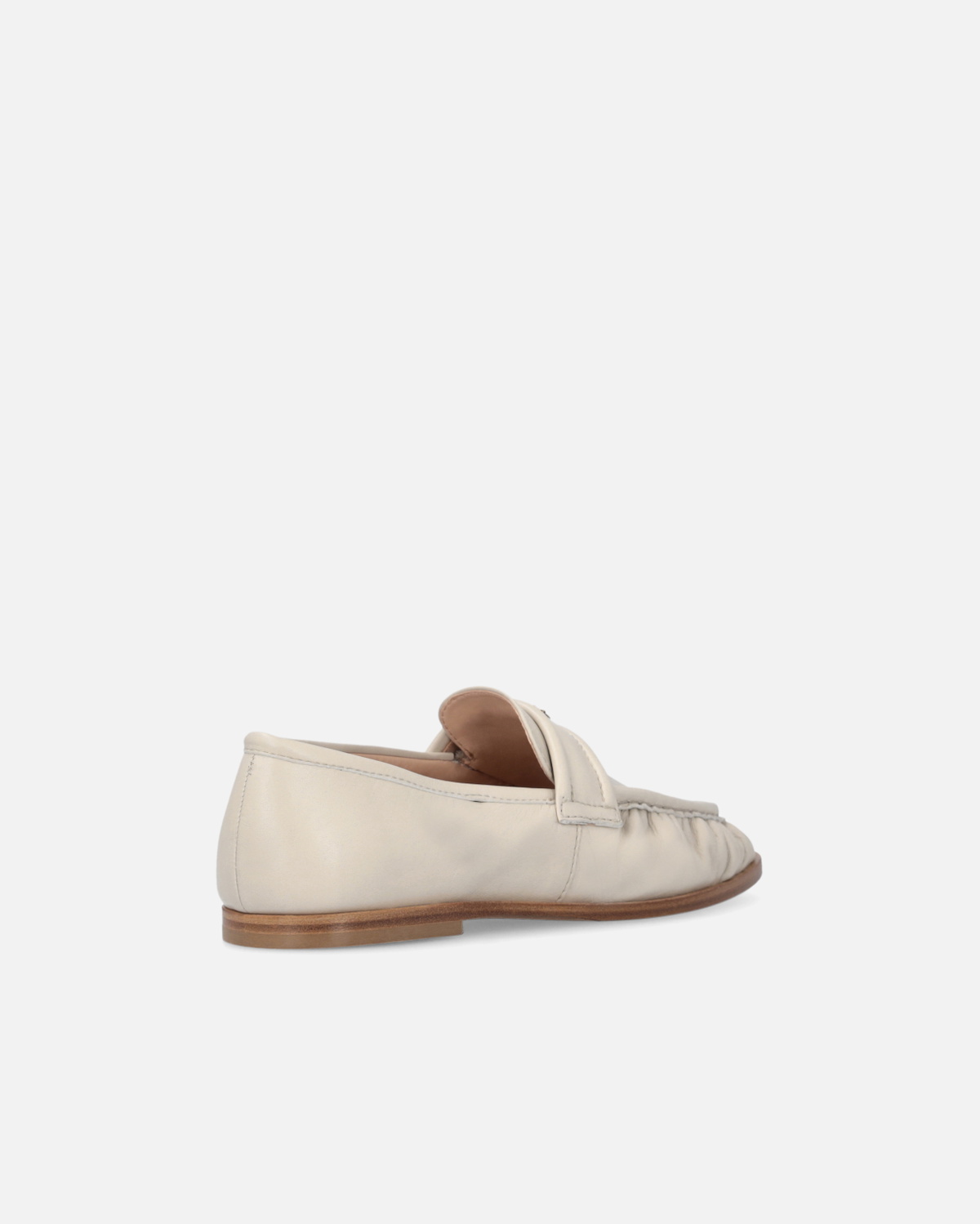 Pinko Nappa Leather Moccasins With Logo Yoghurt