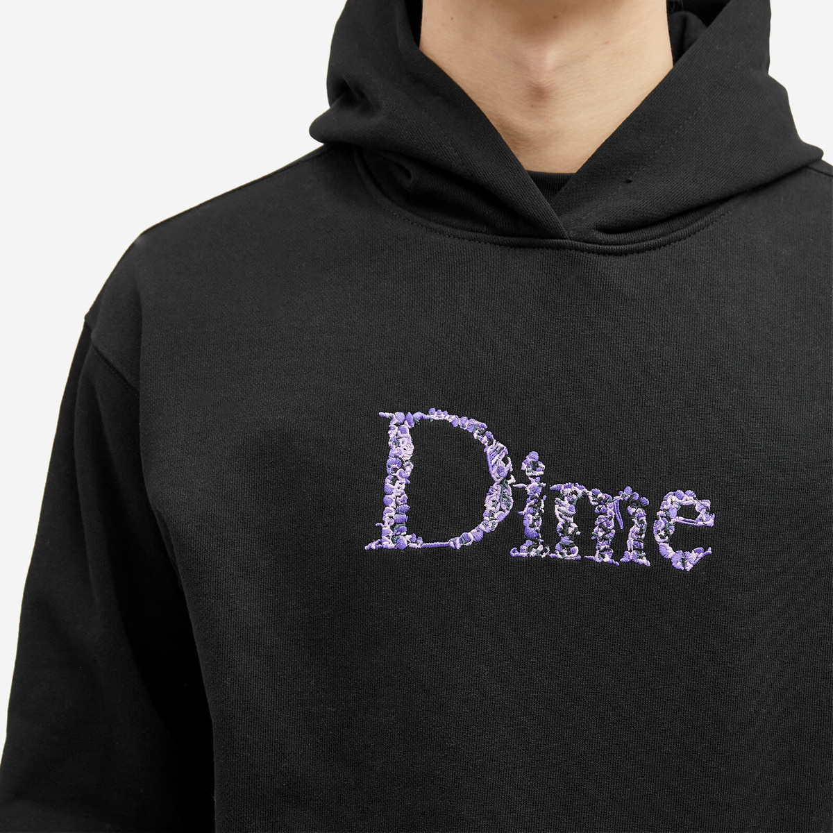 【Dime】DIME Classic Skull Hoodie Dime Men's Classic Skull Hoodie in Black Dime