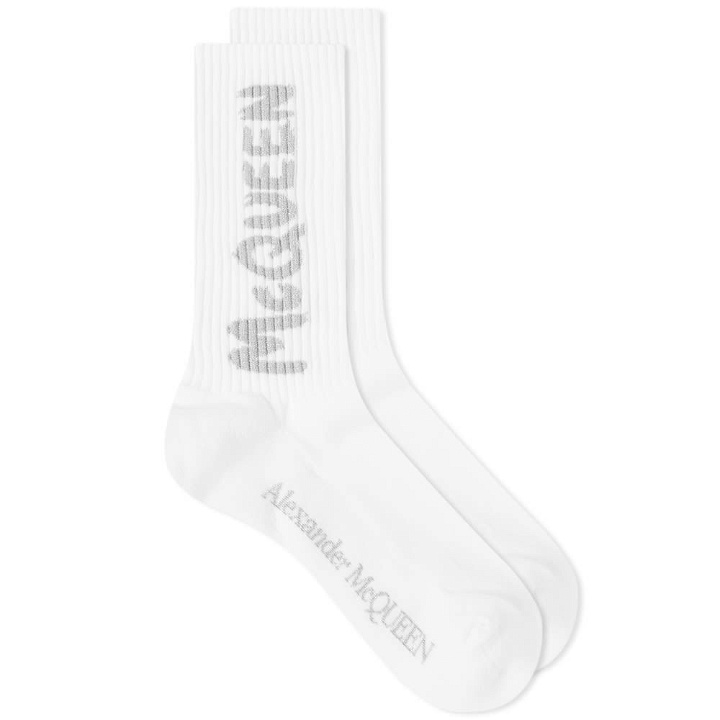 Photo: Alexander McQueen Grafitti Logo Sock