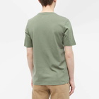 Folk Men's Contrast Sleeve T-Shirt in Olive