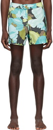 TOM FORD Green Polyester Swim Shorts