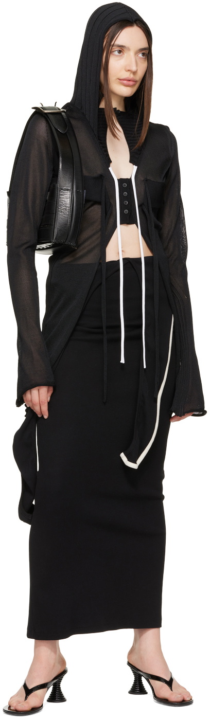 HODAKOVA Black Belt Buckle Shoulder Bag