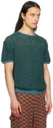Isa Boulder SSENSE Exclusive Blue & Green T-Shirt