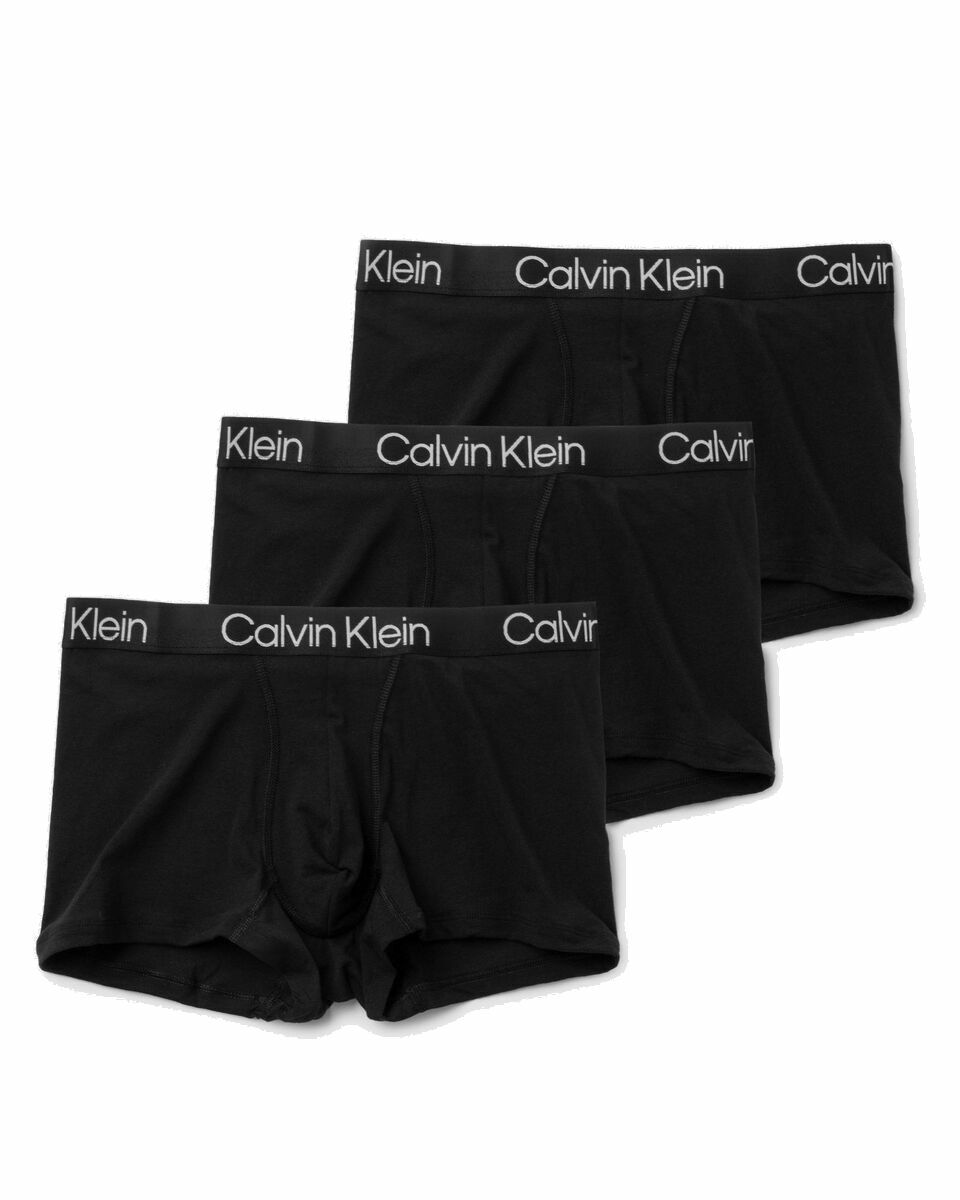 Photo: Calvin Klein Underwear Modern Structure Trunk 3 Pack Black - Mens - Boxers & Briefs