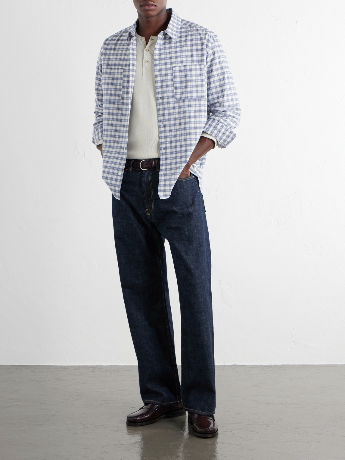 A.P.C. - Malcom Checked Organic Cotton Shirt - Blue