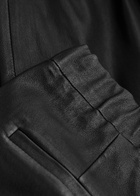Arma Izzy Flared Leather Trousers Black