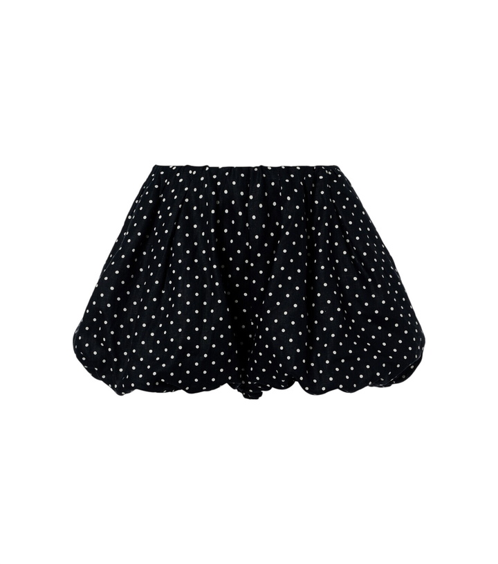 Photo: Faithfull Lucia polka-dot linen shorts