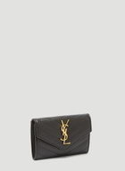 Saint Laurent Logo Plaque Envelope Wallet