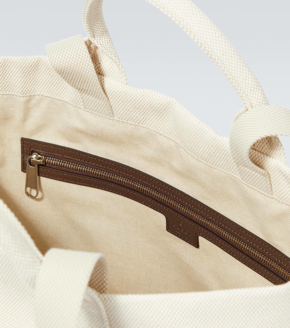 Gucci Logo canvas tote bag