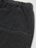Remi Relief - Straight-Leg Appliquéd Denim Trousers - Black